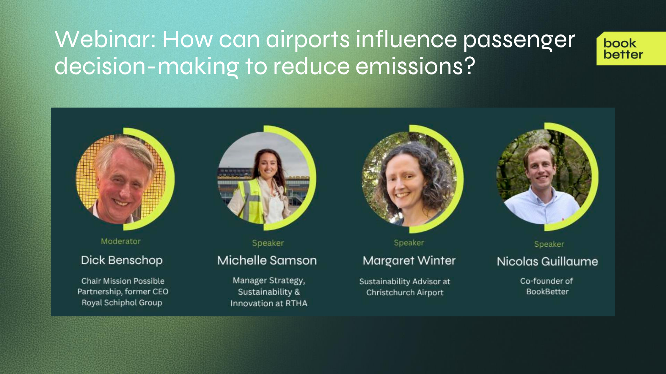 Hoe Kunnen Luchthavens de Keuzes Van Passagiers Beïnvloeden Om Emissies Te Verminderen? Webinarverslag